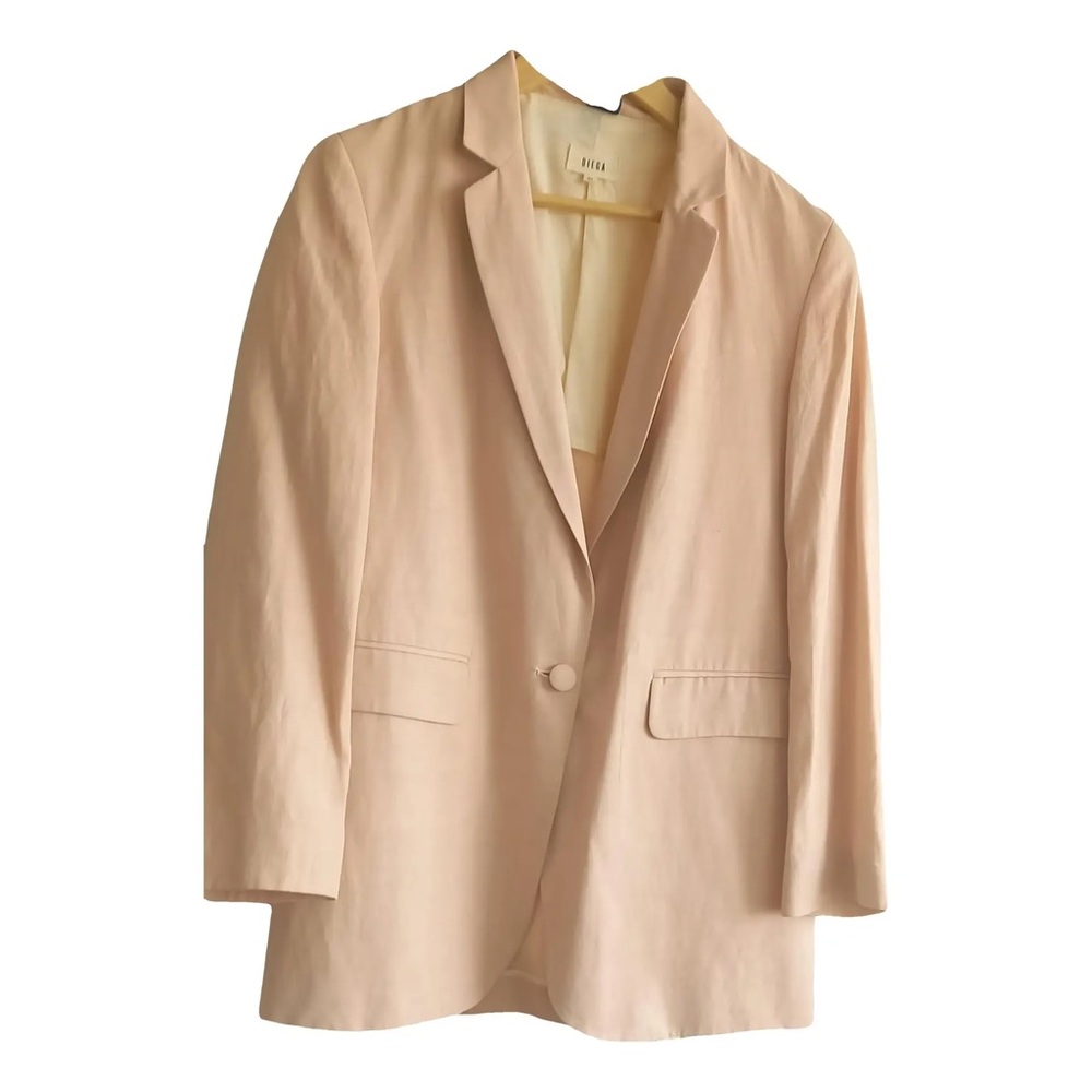 DIEGA Women's Blush Single-Button Blazer Jacket size SMALL